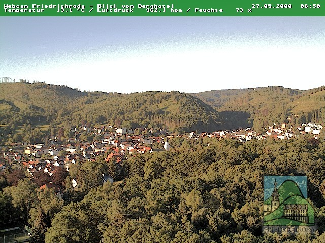 Archived image Webcam Friedrichroda (Thuringian Forest)