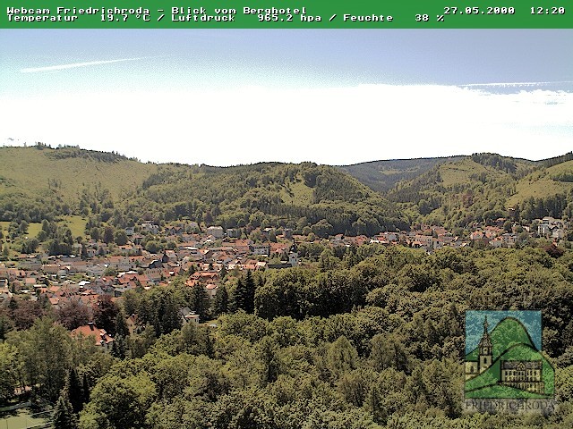 Archived image Webcam Friedrichroda (Thuringian Forest)