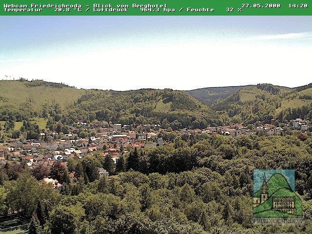 Archived image Webcam Friedrichroda (Thuringian Forest)
