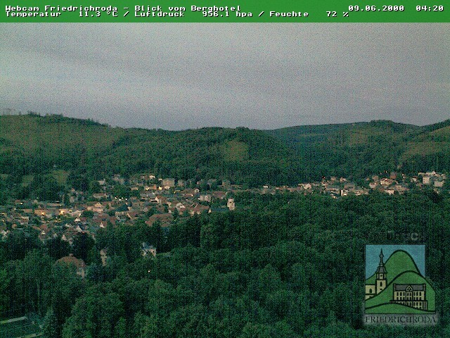Archiv Foto Webcam Friedrichroda, Thüringer Wald