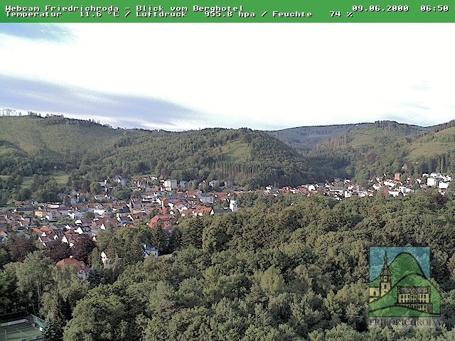 Archiv Foto Webcam Friedrichroda, Thüringer Wald