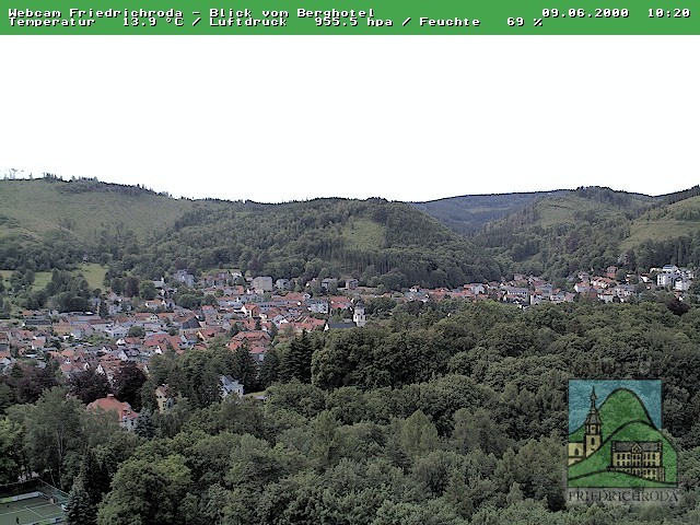 Archiv Foto Webcam Friedrichroda, Thüringer Wald