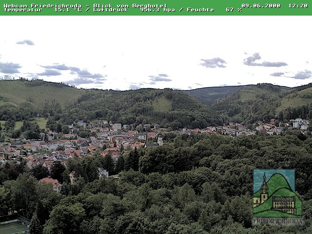 Archiv Foto Webcam Friedrichroda, Thüringer Wald
