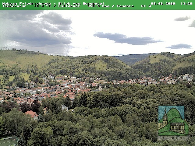 Archiv Foto Webcam Friedrichroda, Thüringer Wald