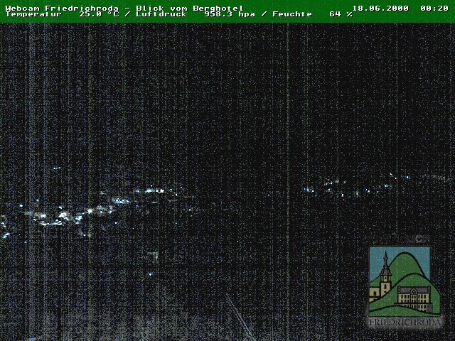 Archiv Foto Webcam Friedrichroda, Thüringer Wald