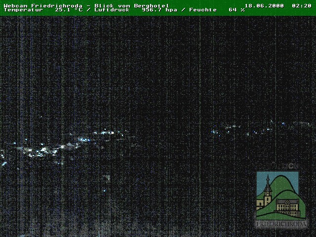 Archiv Foto Webcam Friedrichroda, Thüringer Wald