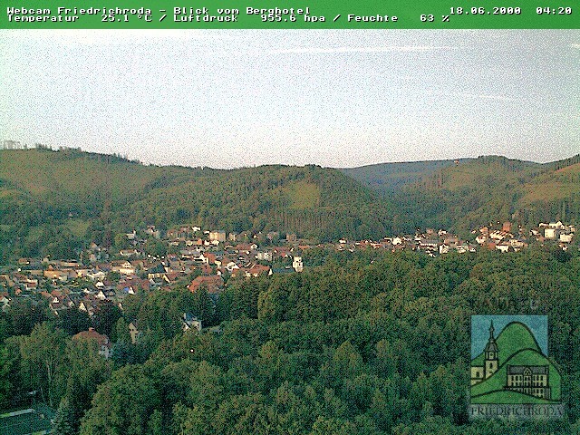 Archiv Foto Webcam Friedrichroda, Thüringer Wald