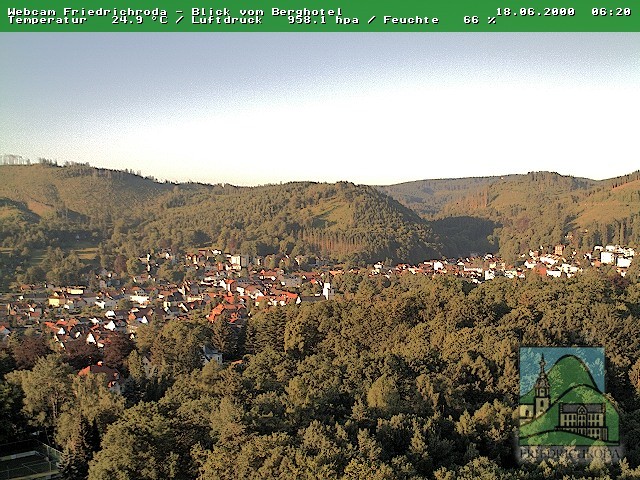 Archiv Foto Webcam Friedrichroda, Thüringer Wald