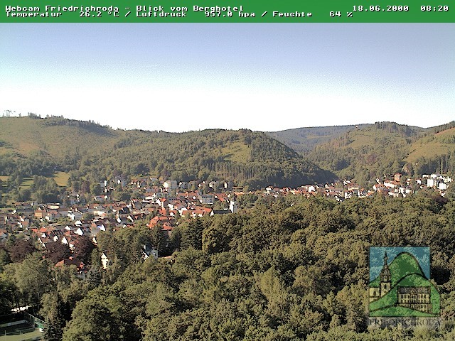 Archiv Foto Webcam Friedrichroda, Thüringer Wald