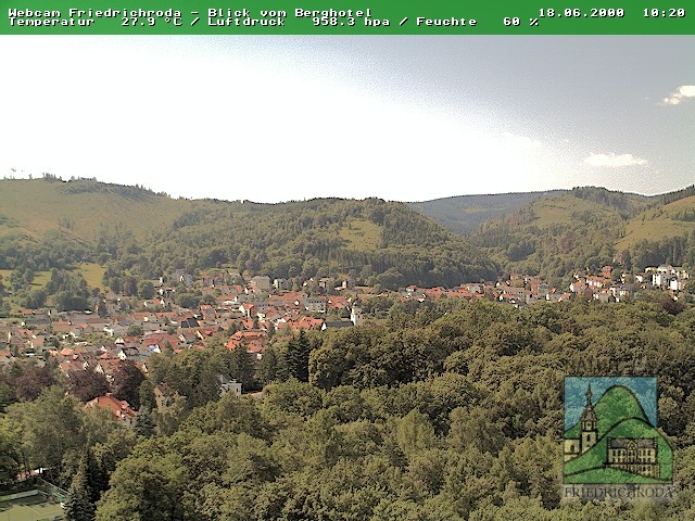 Archiv Foto Webcam Friedrichroda, Thüringer Wald
