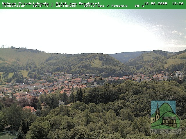 Archiv Foto Webcam Friedrichroda, Thüringer Wald