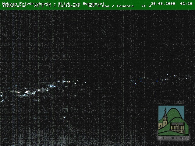 Archived image Webcam Friedrichroda (Thuringian Forest)