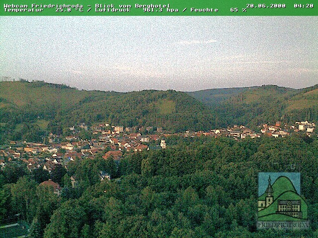 Archiv Foto Webcam Friedrichroda, Thüringer Wald