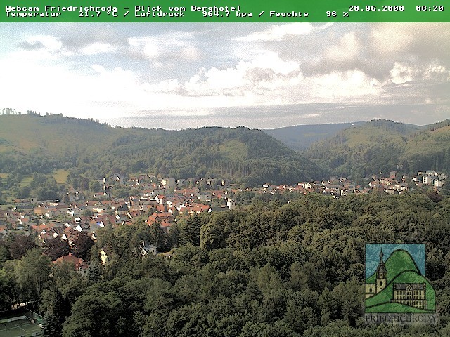 Archiv Foto Webcam Friedrichroda, Thüringer Wald