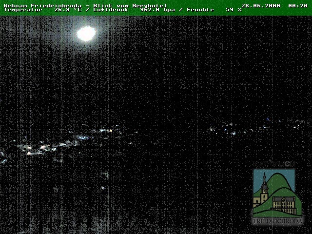 Archiv Foto Webcam Friedrichroda, Thüringer Wald