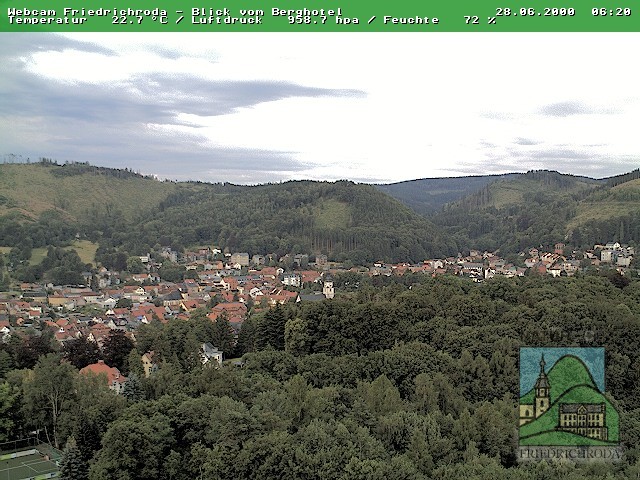 Archiv Foto Webcam Friedrichroda, Thüringer Wald