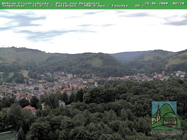 Archiv Foto Webcam Friedrichroda, Thüringer Wald