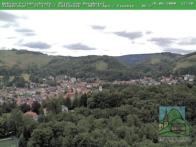 Archiv Foto Webcam Friedrichroda, Thüringer Wald