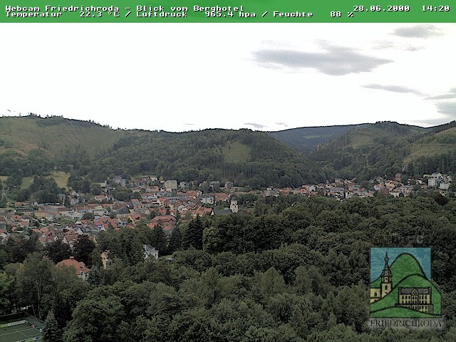 Archiv Foto Webcam Friedrichroda, Thüringer Wald