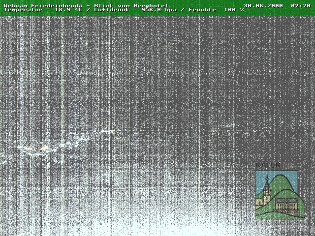 Archived image Webcam Friedrichroda (Thuringian Forest)