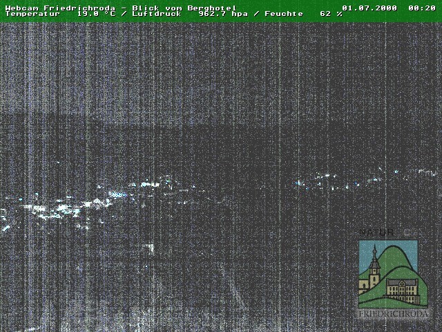 Archiv Foto Webcam Friedrichroda, Thüringer Wald