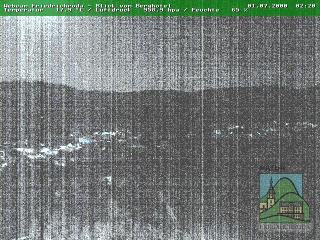 Archiv Foto Webcam Friedrichroda, Thüringer Wald