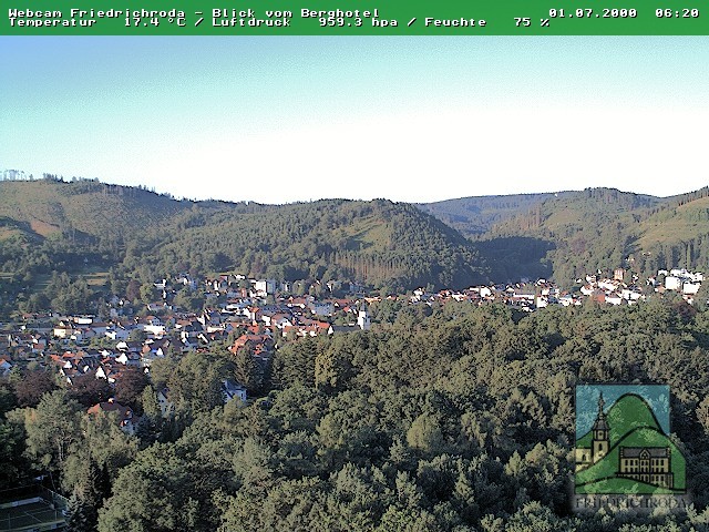 Archiv Foto Webcam Friedrichroda, Thüringer Wald