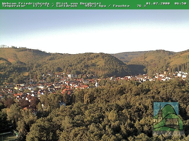 Archiv Foto Webcam Friedrichroda, Thüringer Wald