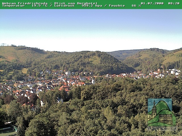 Archiv Foto Webcam Friedrichroda, Thüringer Wald