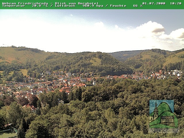 Archiv Foto Webcam Friedrichroda, Thüringer Wald