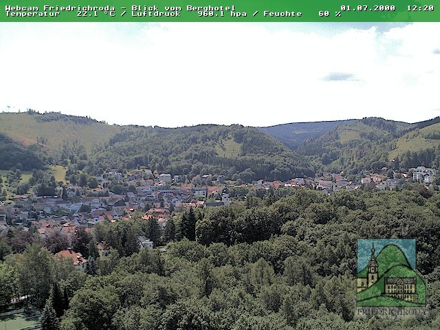 Archiv Foto Webcam Friedrichroda, Thüringer Wald