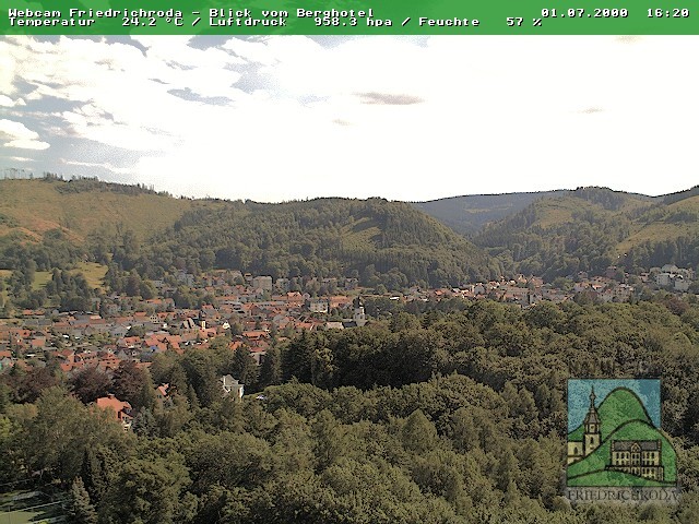 Archiv Foto Webcam Friedrichroda, Thüringer Wald