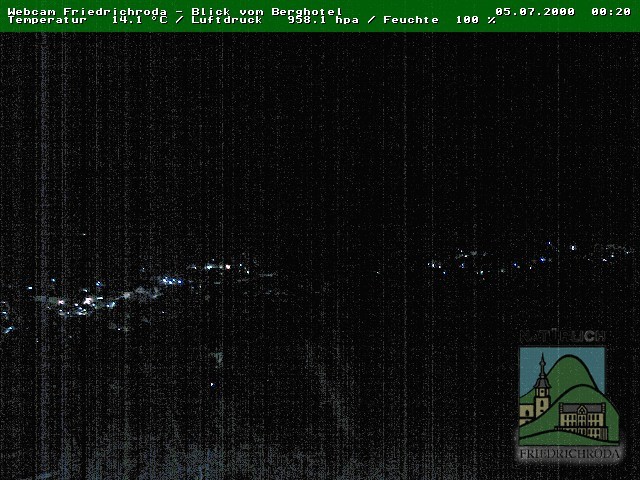 Archived image Webcam Friedrichroda (Thuringian Forest)
