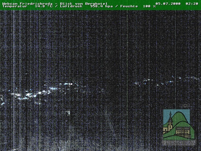 Archived image Webcam Friedrichroda (Thuringian Forest)