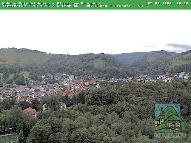Archived image Webcam Friedrichroda (Thuringian Forest)