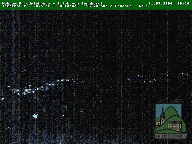 Archived image Webcam Friedrichroda (Thuringian Forest)