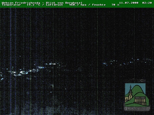 Archived image Webcam Friedrichroda (Thuringian Forest)
