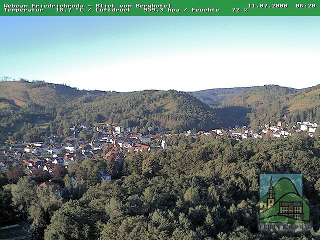 Archived image Webcam Friedrichroda (Thuringian Forest)
