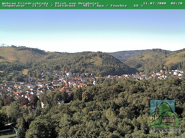 Archived image Webcam Friedrichroda (Thuringian Forest)
