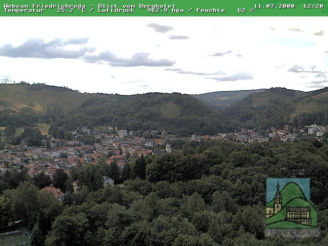 Archived image Webcam Friedrichroda (Thuringian Forest)