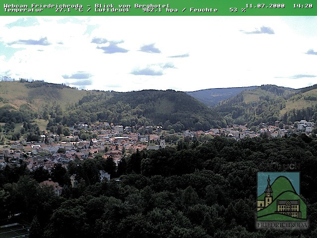 Archived image Webcam Friedrichroda (Thuringian Forest)