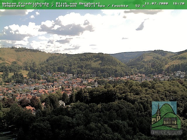 Archived image Webcam Friedrichroda (Thuringian Forest)