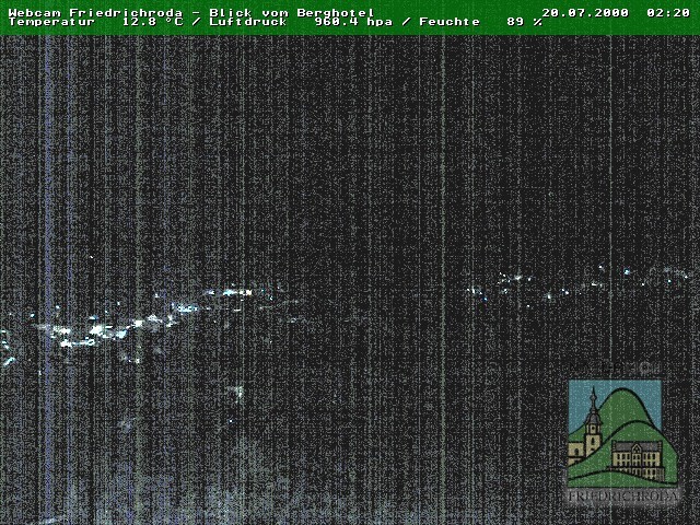 Archiv Foto Webcam Friedrichroda, Thüringer Wald