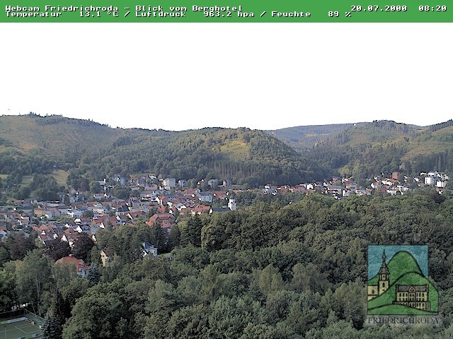 Archiv Foto Webcam Friedrichroda, Thüringer Wald