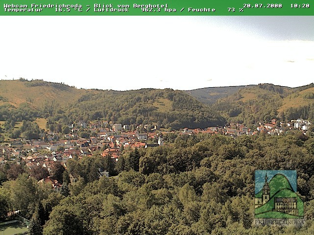 Archiv Foto Webcam Friedrichroda, Thüringer Wald