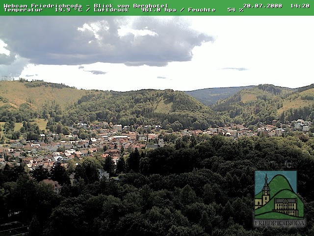 Archiv Foto Webcam Friedrichroda, Thüringer Wald
