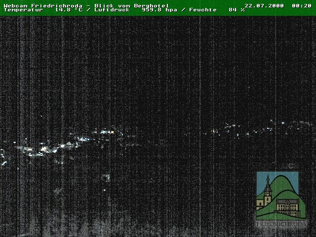 Archiv Foto Webcam Friedrichroda, Thüringer Wald