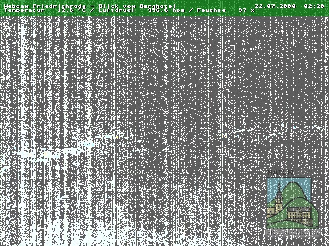 Archiv Foto Webcam Friedrichroda, Thüringer Wald