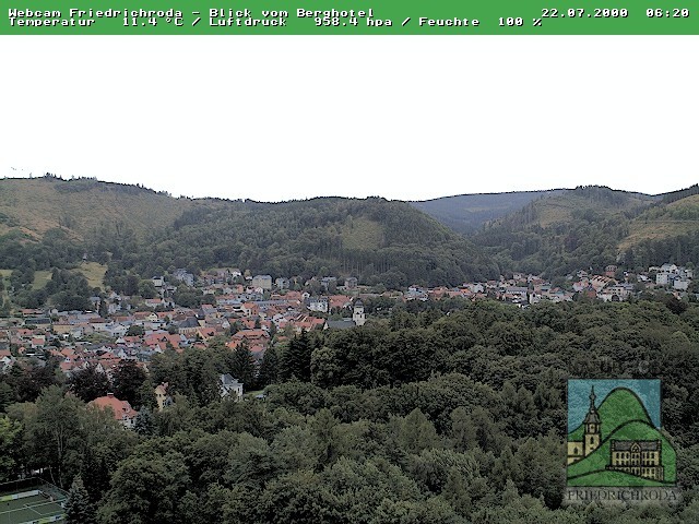 Archiv Foto Webcam Friedrichroda, Thüringer Wald