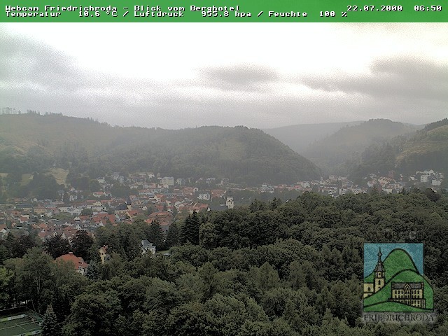 Archiv Foto Webcam Friedrichroda, Thüringer Wald